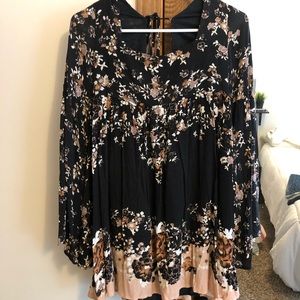 Flowy floral free people dress